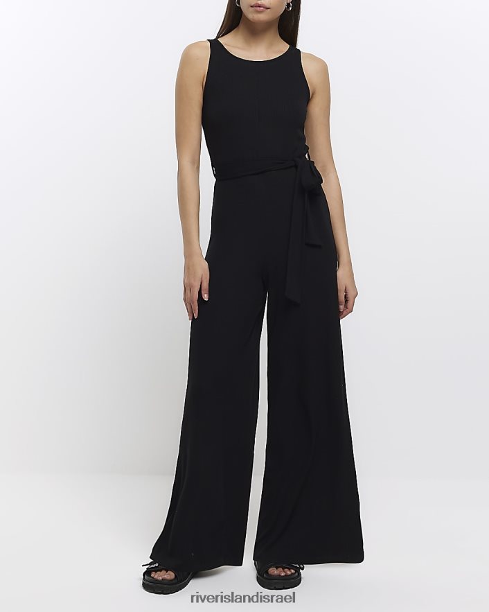 לבוש River Island סרבל ללא שרוולים שָׁחוֹר נשים BDZ4084741