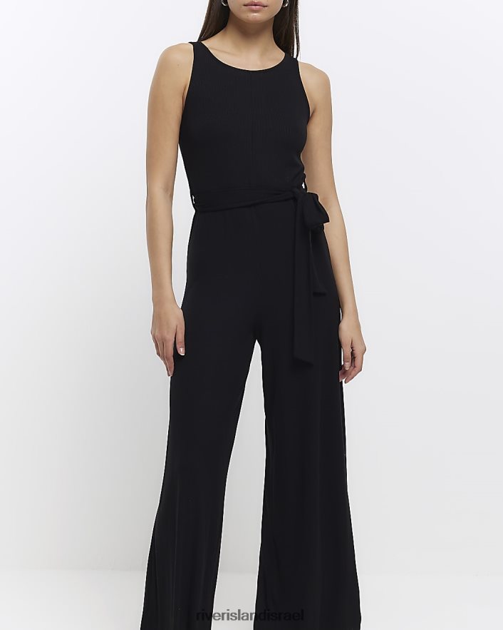 לבוש River Island סרבל ללא שרוולים שָׁחוֹר נשים BDZ4084741