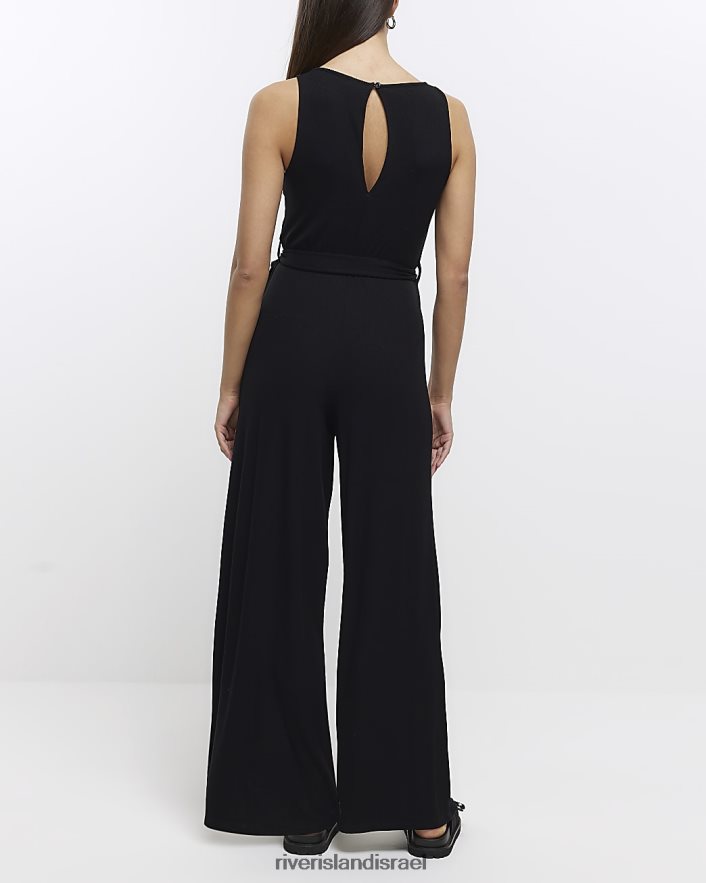 לבוש River Island סרבל ללא שרוולים שָׁחוֹר נשים BDZ4084741