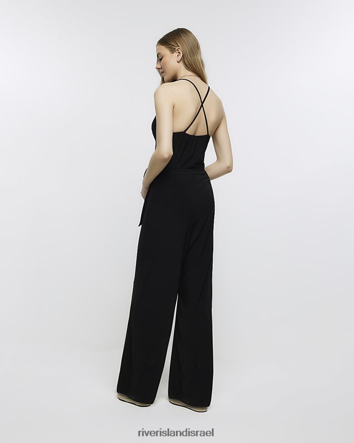 לבוש River Island סרבל לעטוף שָׁחוֹר נשים BDZ4084770