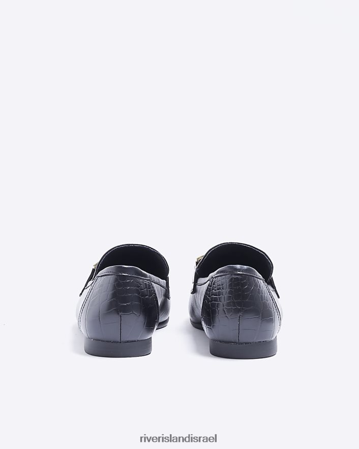 הַנעָלָה River Island מכנסי שרשרת לב שָׁחוֹר נשים BDZ4084856