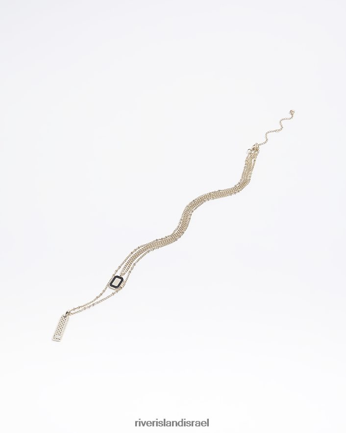 אביזרים River Island שרשרת קסם מרובה שורות זהב נשים BDZ4084902