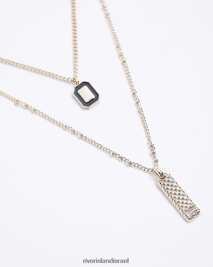 אביזרים River Island שרשרת קסם מרובה שורות זהב נשים BDZ4084902