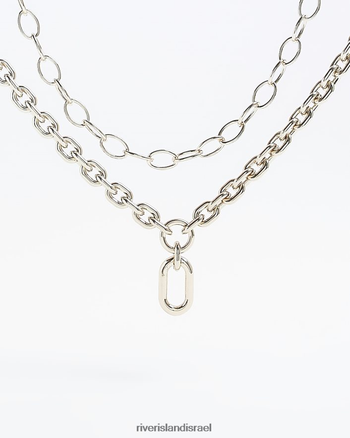 אביזרים River Island שרשרת מרובת שורות זהב נשים BDZ4084905