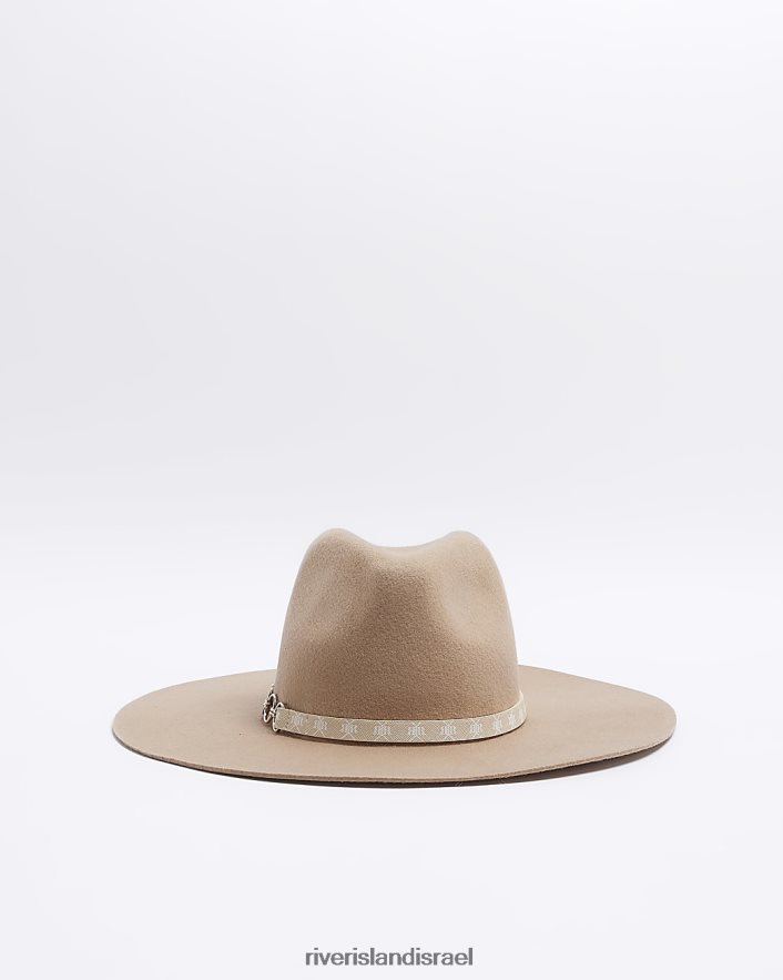 אביזרים River Island פדורה צמר בז' נשים BDZ4084907