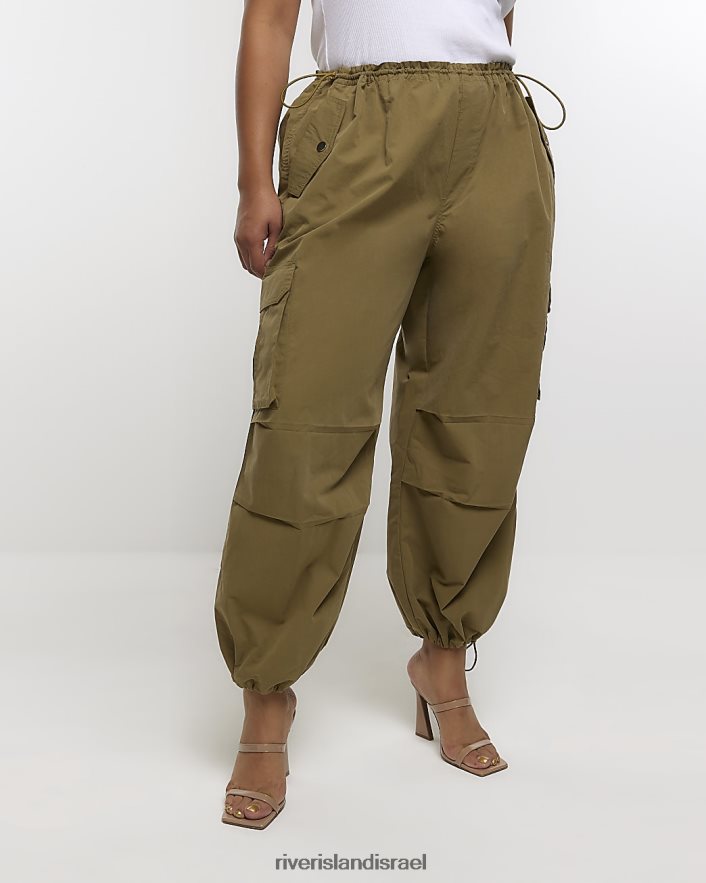 לבוש River Island בתוספת מכנסי מטען מצנח חָקִי נשים BDZ4085096