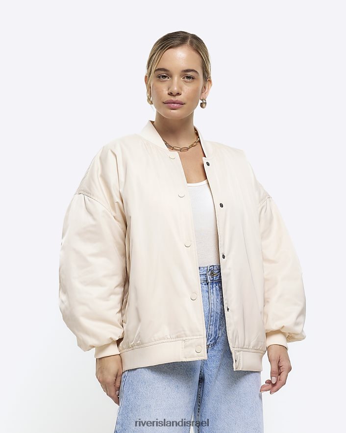 לבוש River Island מעיל בומבר קטן במיוחד אֶבֶן נשים BDZ4085269