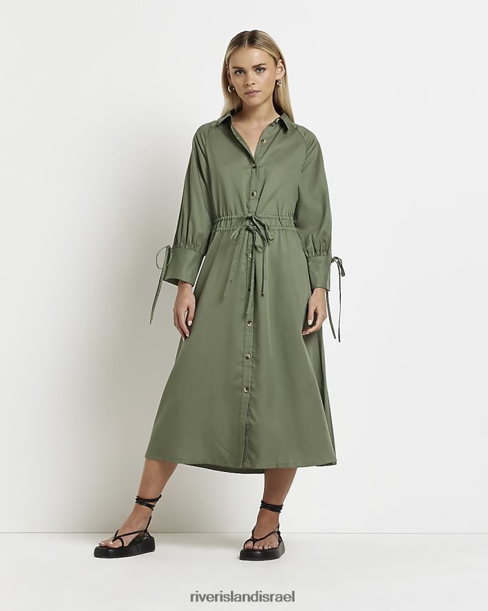 לבוש River Island שמלת חולצת מידי קטן חָקִי נשים BDZ4085325