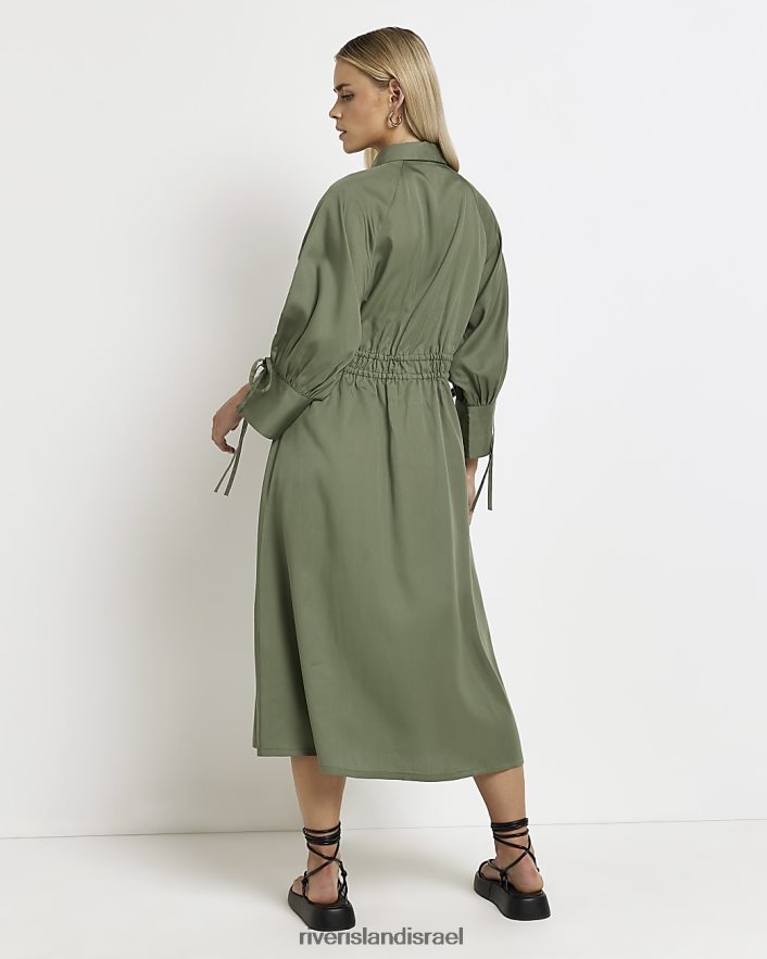 לבוש River Island שמלת חולצת מידי קטן חָקִי נשים BDZ4085325