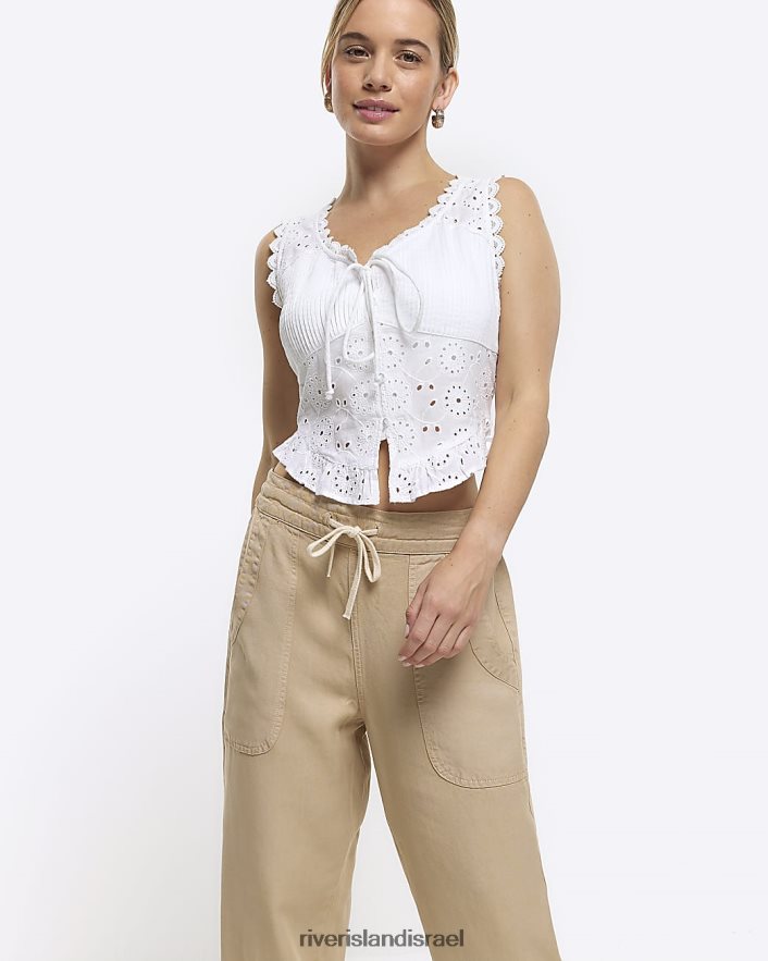 לבוש River Island נעלי ריצה קלות עם אזיקי ליוסל בז' נשים BDZ4085333