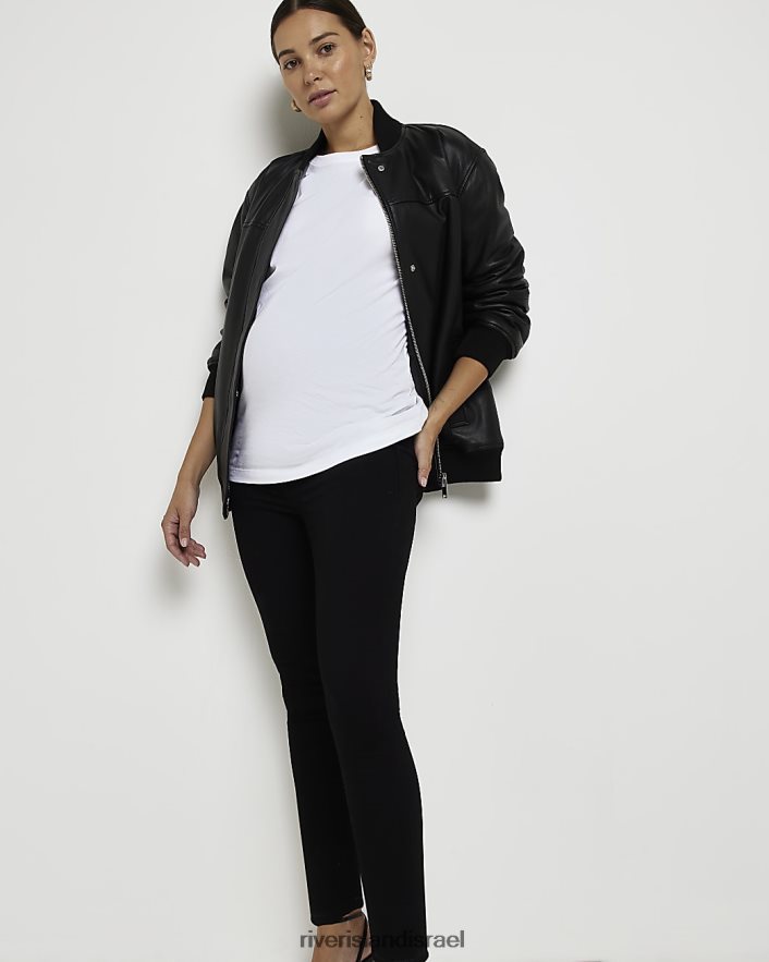 לבוש River Island חבילת סקיני ג'ינס להריון שָׁחוֹר נשים BDZ4085352