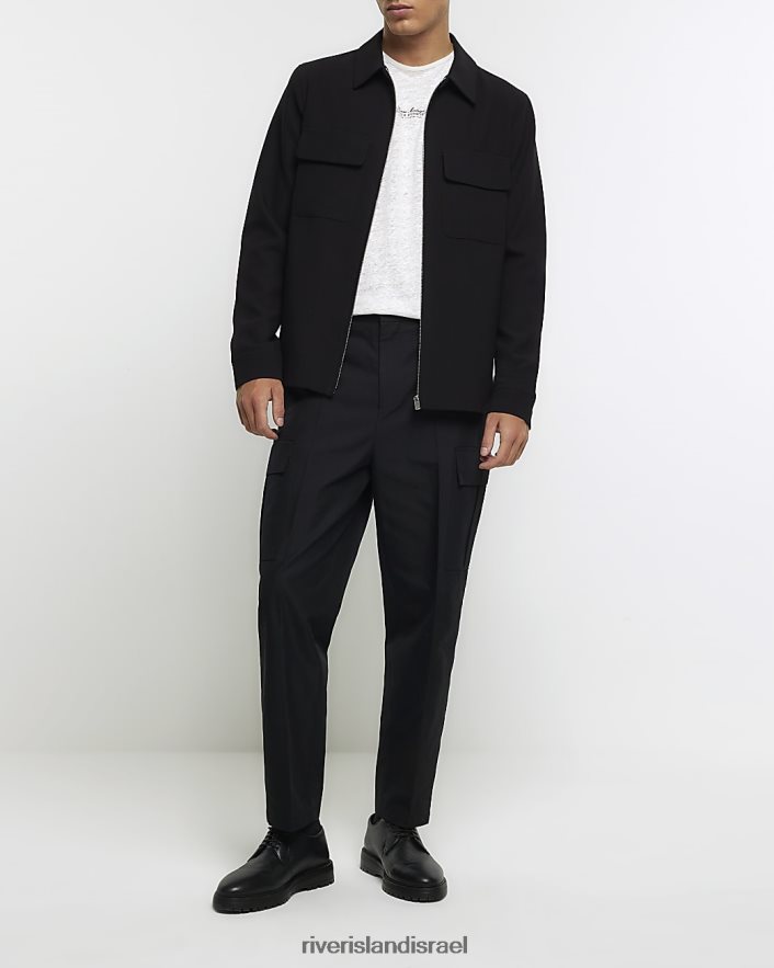 לבוש River Island חולצה גרפית בכושר רגיל לבן גברים BDZ4085448