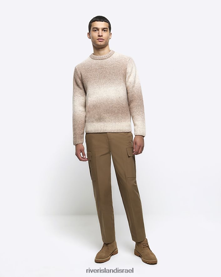 לבוש River Island מגשר אומברה בגזרה דקיקה אֶבֶן גברים BDZ4085469