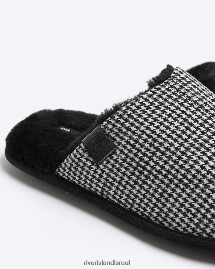 הַנעָלָה River Island נעלי כלב שָׁחוֹר גברים BDZ4085505