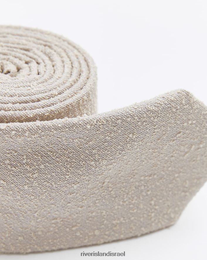 אביזרים River Island עניבה במרקם בוקל אקרו גברים BDZ4085573