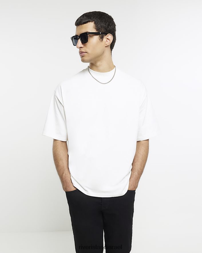 לבוש River Island ג'ינס בגזרה דקיקה שָׁחוֹר גברים BDZ4085636