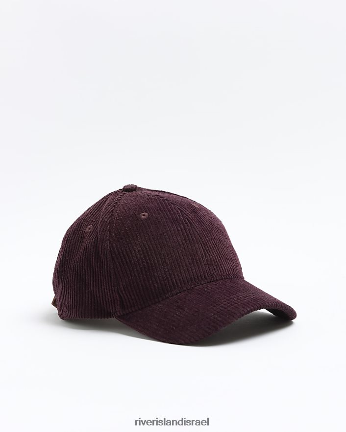אביזרים River Island כובע קורדרוי סָגוֹל גברים BDZ4085682