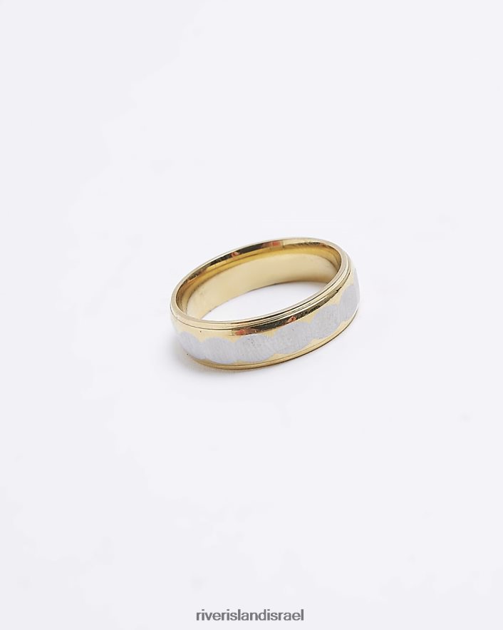 אביזרים River Island טבעת בועות צבעונית זהב גברים BDZ4085735