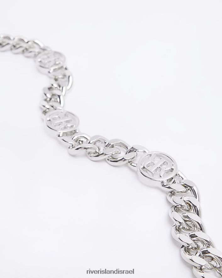 אביזרים River Island צמיד שרשרת צבעוני כסף גברים BDZ4085747