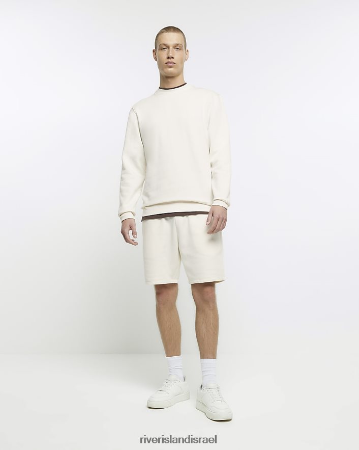 לבוש River Island סווטשירט רגיל בכושר רגיל אקרו גברים BDZ4085829