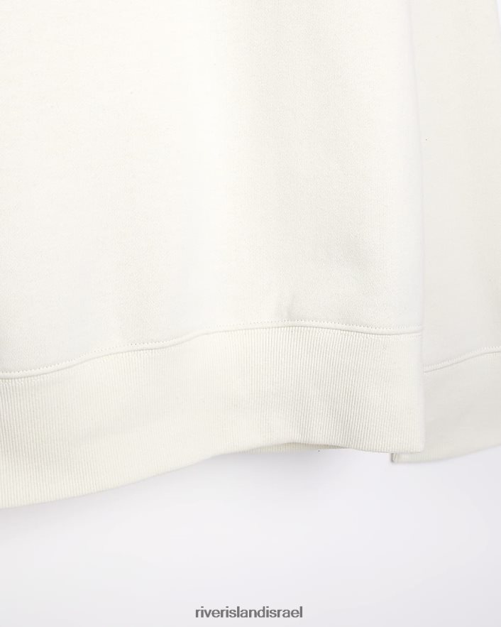 לבוש River Island סווטשירט רגיל בכושר רגיל אקרו גברים BDZ4085829