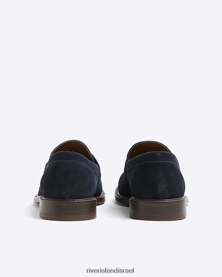 הַנעָלָה River Island נעלי לולאות זמש חיל הים גברים BDZ4085832