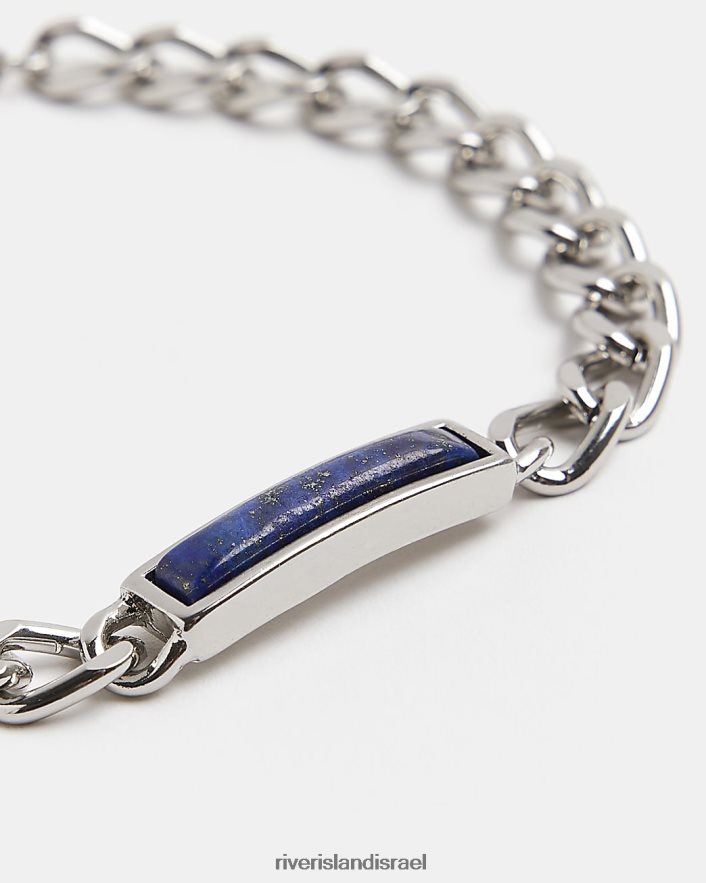 אביזרים River Island צמיד פרטי אבן כְּחוֹל גברים BDZ4085881