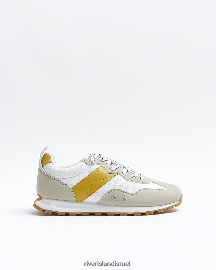הַנעָלָה River Island נעלי רטרו צהוב גברים BDZ4085991