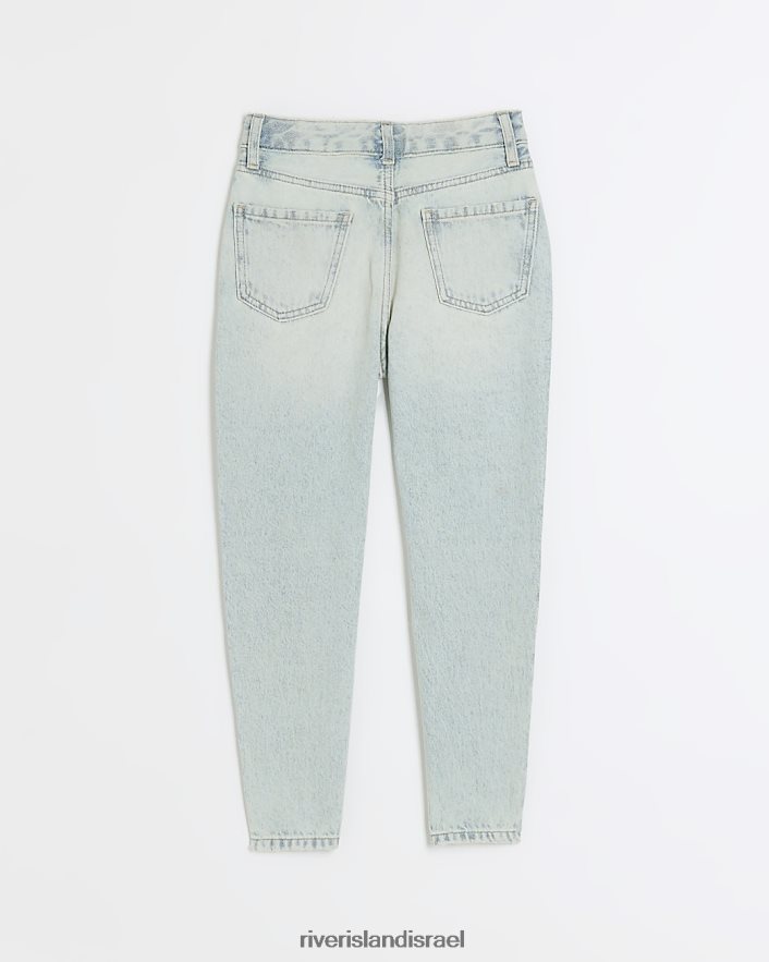לבוש River Island ג'ינס קרועים בגרפיטי כְּחוֹל בנות BDZ4086017