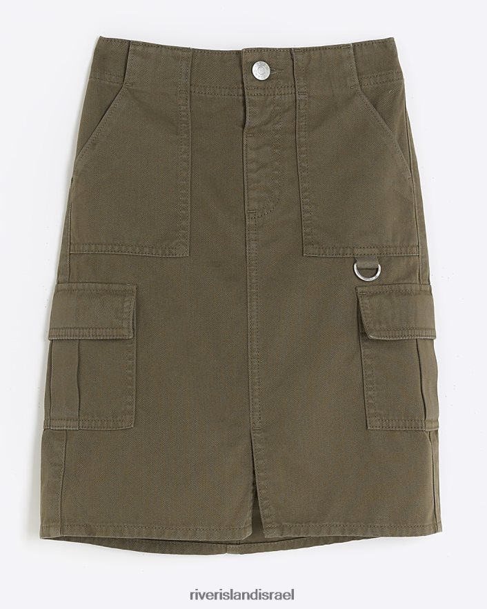 לבוש River Island חצאית מידי מטען חָקִי בנות BDZ4086030