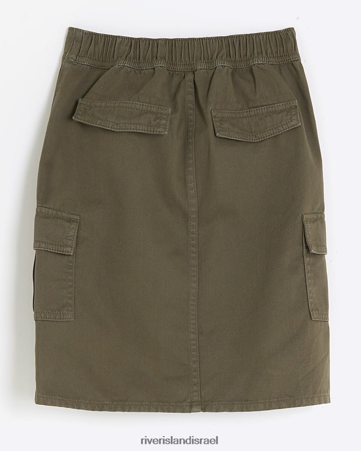 לבוש River Island חצאית מידי מטען חָקִי בנות BDZ4086030