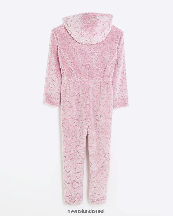 אביזרים River Island חולצה נעימה עם ברדס וָרוֹד בנות BDZ4086039