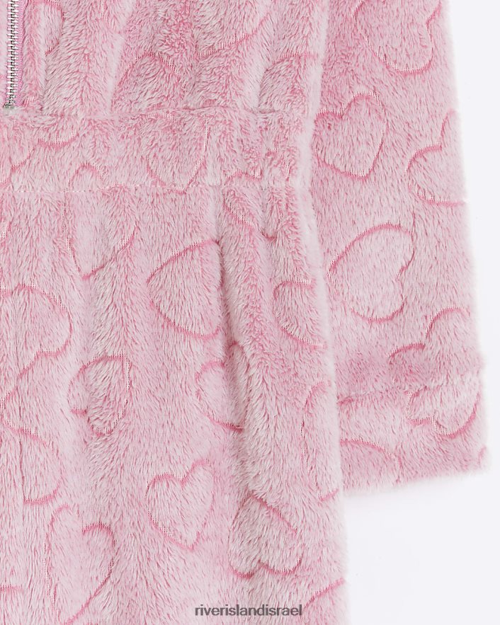 אביזרים River Island חולצה נעימה עם ברדס וָרוֹד בנות BDZ4086039