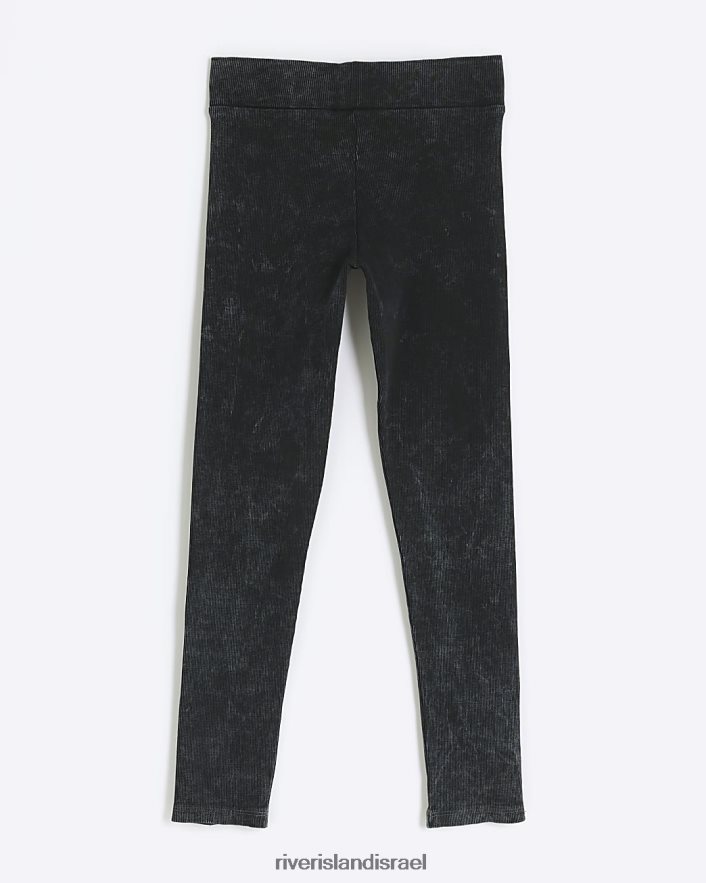 לבוש River Island חותלות פרט תפר צלעות אפור בנות BDZ4086085