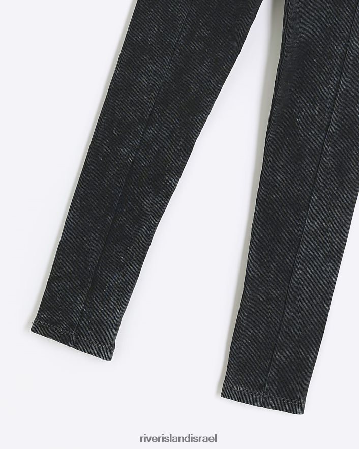 לבוש River Island חותלות פרט תפר צלעות אפור בנות BDZ4086085