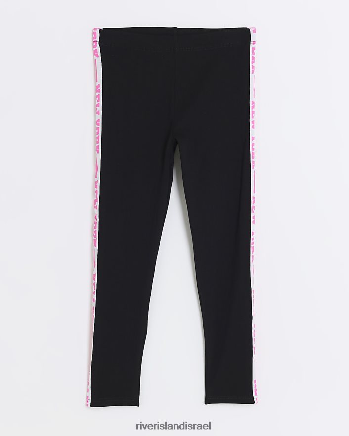 לבוש River Island חותלות ניו יורק טייפ שָׁחוֹר בנות BDZ4086097