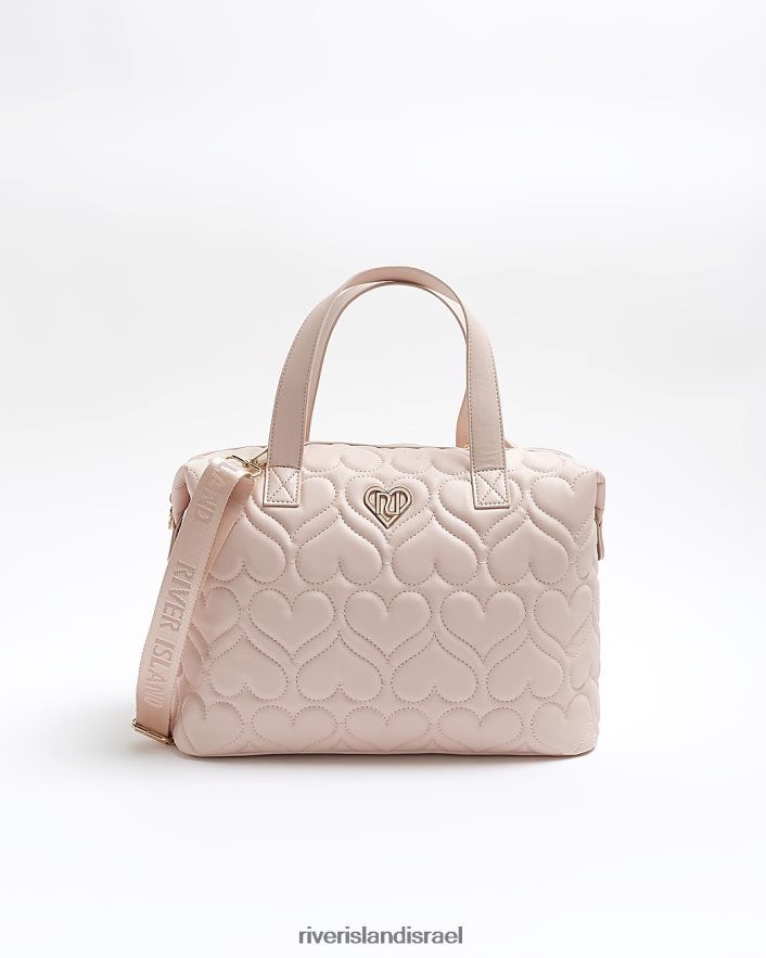 אביזרים River Island תיק הולדל מרופדת לב וָרוֹד בנות BDZ4086179