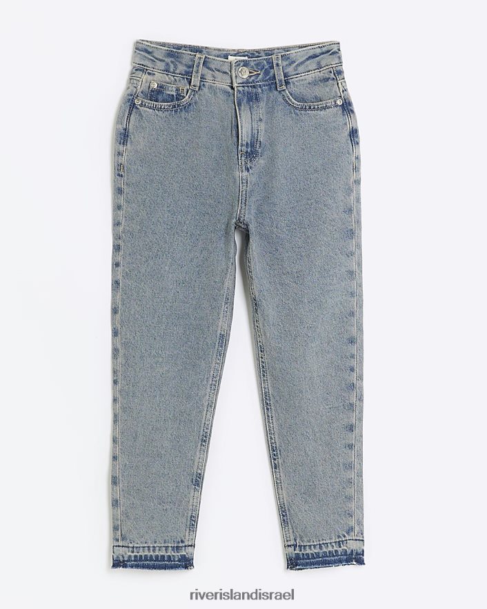 לבוש River Island ג'ינס אמא צבוע יתר על המידה דֵנִים בנות BDZ4086189