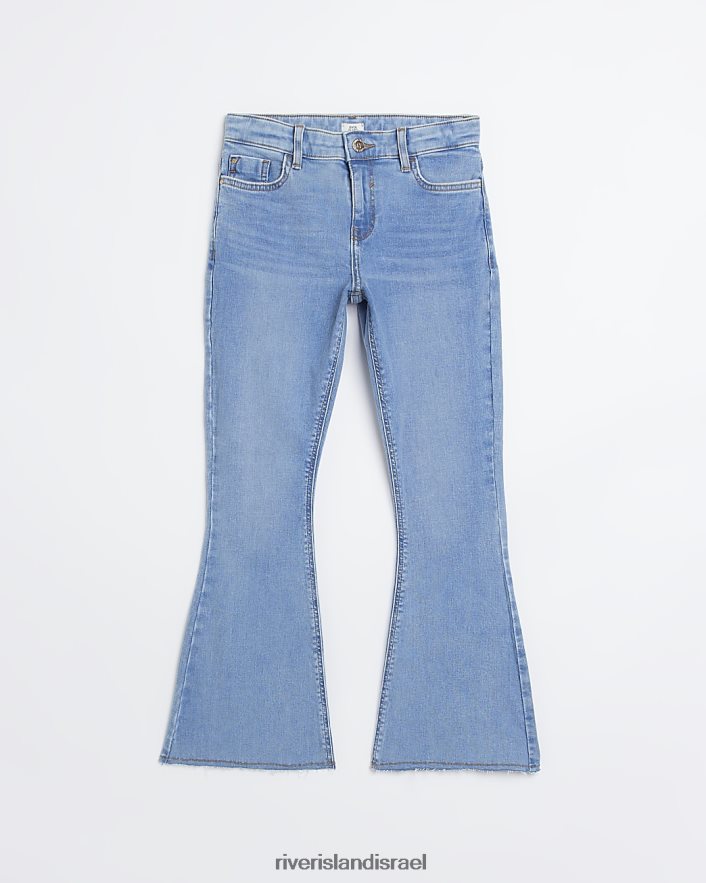 לבוש River Island ג'ינס ג'ינס מתרחב כְּחוֹל בנות BDZ4086353
