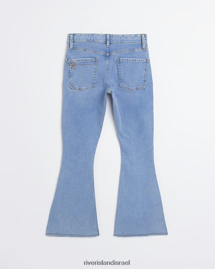 לבוש River Island ג'ינס ג'ינס מתרחב כְּחוֹל בנות BDZ4086353