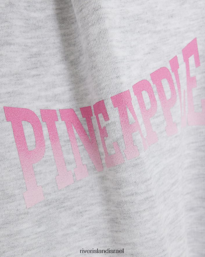 לבוש River Island ג'וגרי אננס אפור בנות BDZ4086487