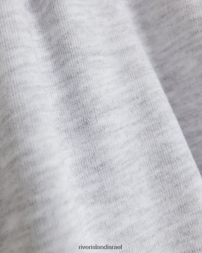 לבוש River Island ג'וגרי אננס אפור בנות BDZ4086487