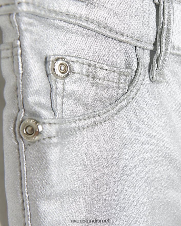 לבוש River Island ג'ינס סקיני מולי מצופה מ