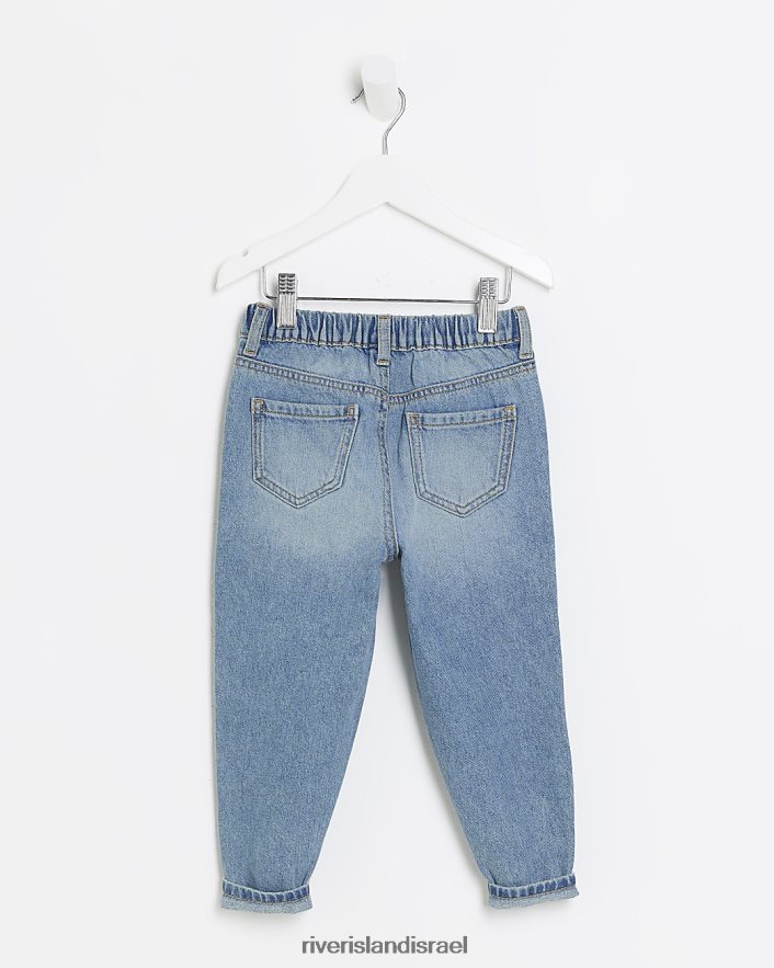 לבוש River Island מג'ינס של אמא כְּחוֹל בנות BDZ4086555