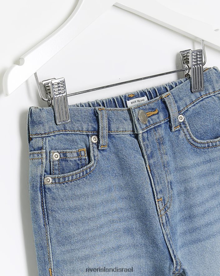 לבוש River Island מג'ינס של אמא כְּחוֹל בנות BDZ4086555