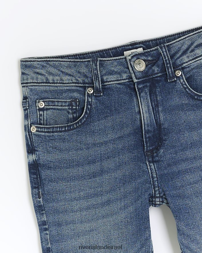 לבוש River Island ג'ינס סקיני קרגו מכובס כְּחוֹל בנים BDZ4086774