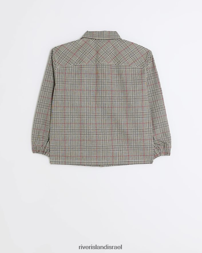 לבוש River Island ב בדוק את צריף הרינגטון בז' בנים BDZ4086864