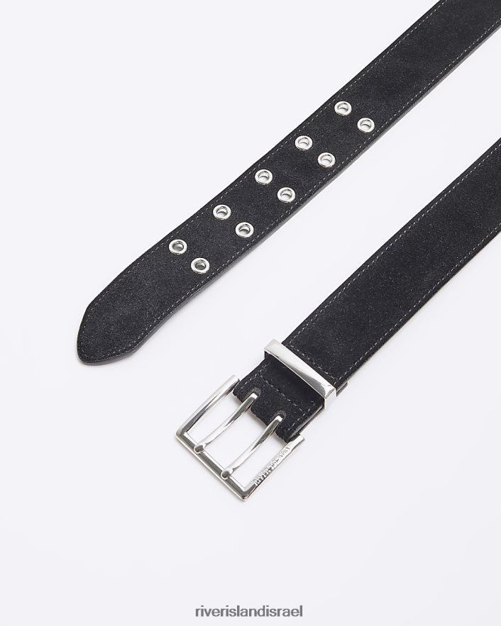 אביזרים River Island חגורה כפולה שָׁחוֹר נשים BDZ408688