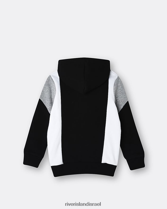 לבוש River Island קפוצ'ון בלוק הייפ שָׁחוֹר בנים BDZ4087019