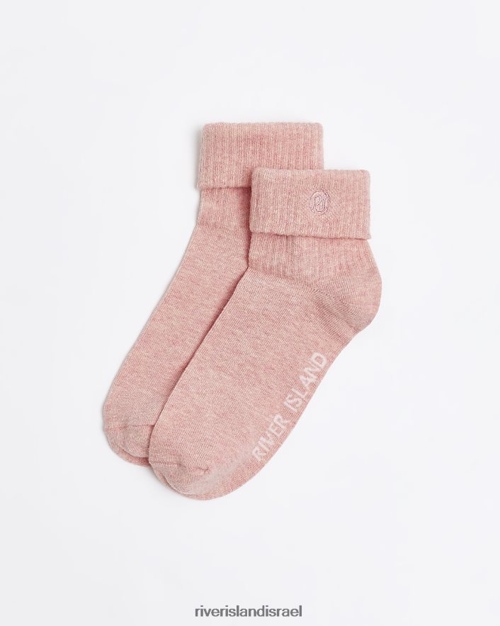 אביזרים River Island גרבי מכפלת הפכו וָרוֹד נשים BDZ408717